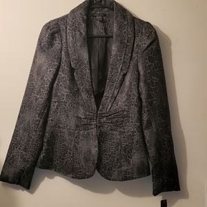 Robert Louis Leopard Print Blazer